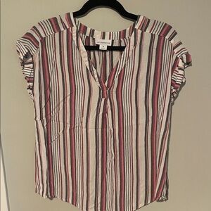 Liz Claiborne Multicolor Striped Blouse